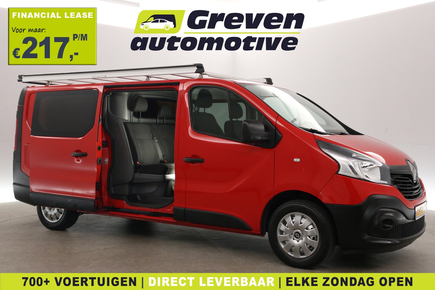 Renault Trafic - 1.6 dCi T29 L2H1 | Dubbele Cabine | Airco | Cruise | Trekhaak | Parkeersens. | Imperiaal - AutoWereld.nl