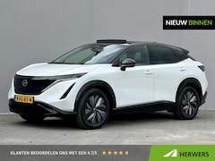 Nissan Ariya - e-4ORCE Evolve 91 kWh 4WD / 306 PK / Leder / 1.500 kg Trekgewicht / Warmtepomp / 10 jaar M