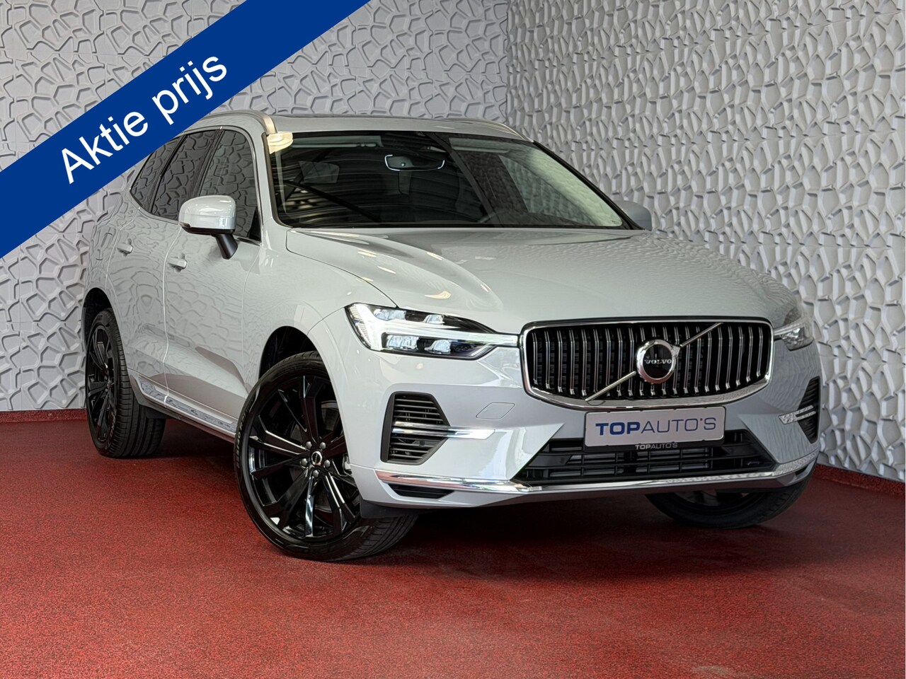 Volvo XC60 - VAPOUR GREY LEER 2.0 T6 350 21''LMV BLACK EDITION - PANO SCHUIFDAK PK PHEV AWD LONG RANGE - AutoWereld.nl