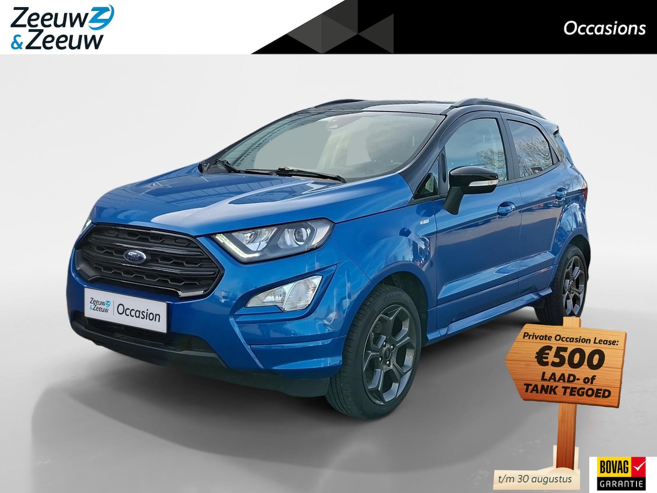 Ford EcoSport - 1.0 EcoBoost ST-Line | Stoel- stuur en voorruitverwarming | Navigatie via Apple Carplay & - AutoWereld.nl