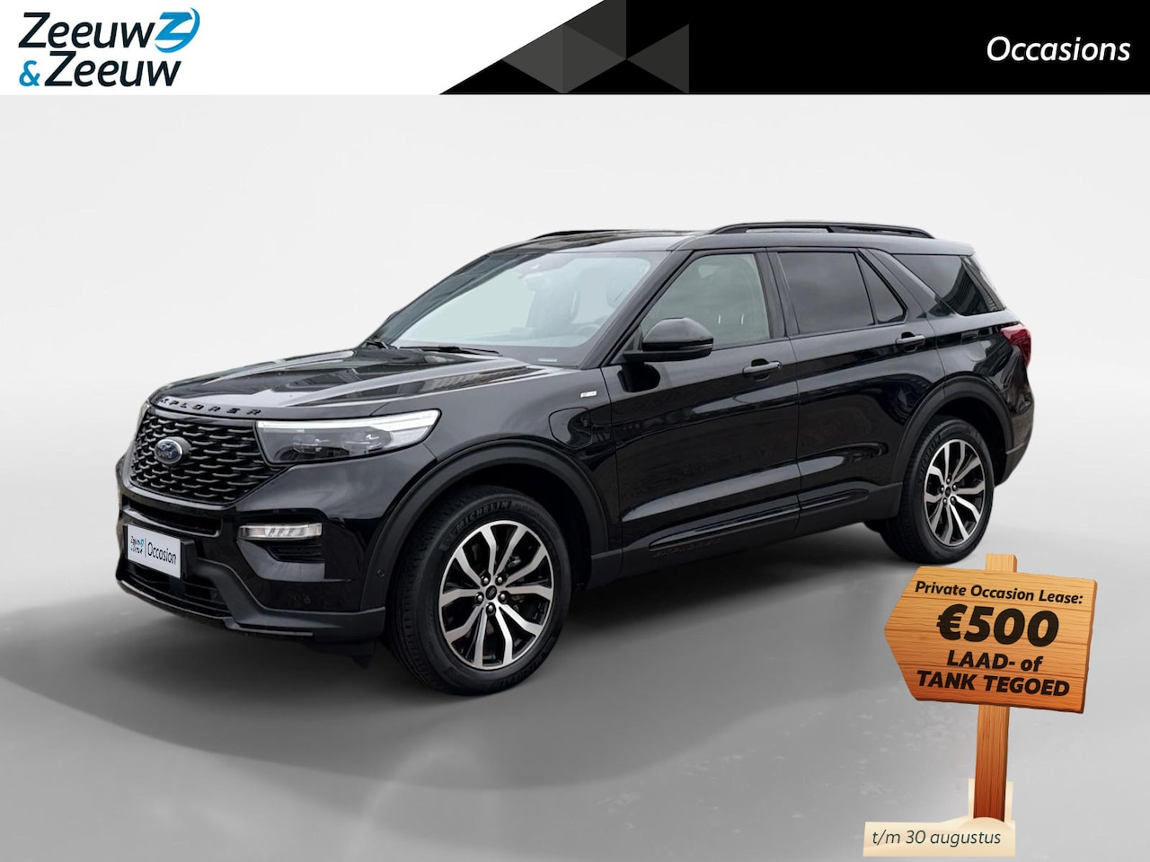 Ford Explorer - 3.0 V6 EcoBoost PHEV ST-Line 7 Persoons | Panoramadak | Trekhaak | Stoelkoeling/Verwarming - AutoWereld.nl