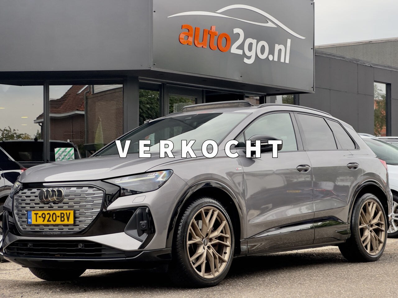 Audi Q4 e-tron - 50 QUATTRO 3X S-LINE COMPETITION-EDITION 77 KWH/300PK LEDER PANODAK NAVI CAMERA DIGI-DASH - AutoWereld.nl
