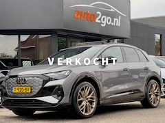 Audi Q4 e-tron - 50 QUATTRO 3X S-LINE COMPETITION-EDITION 77 KWH/300PK LEDER PANODAK NAVI CAMERA DIGI-DASH