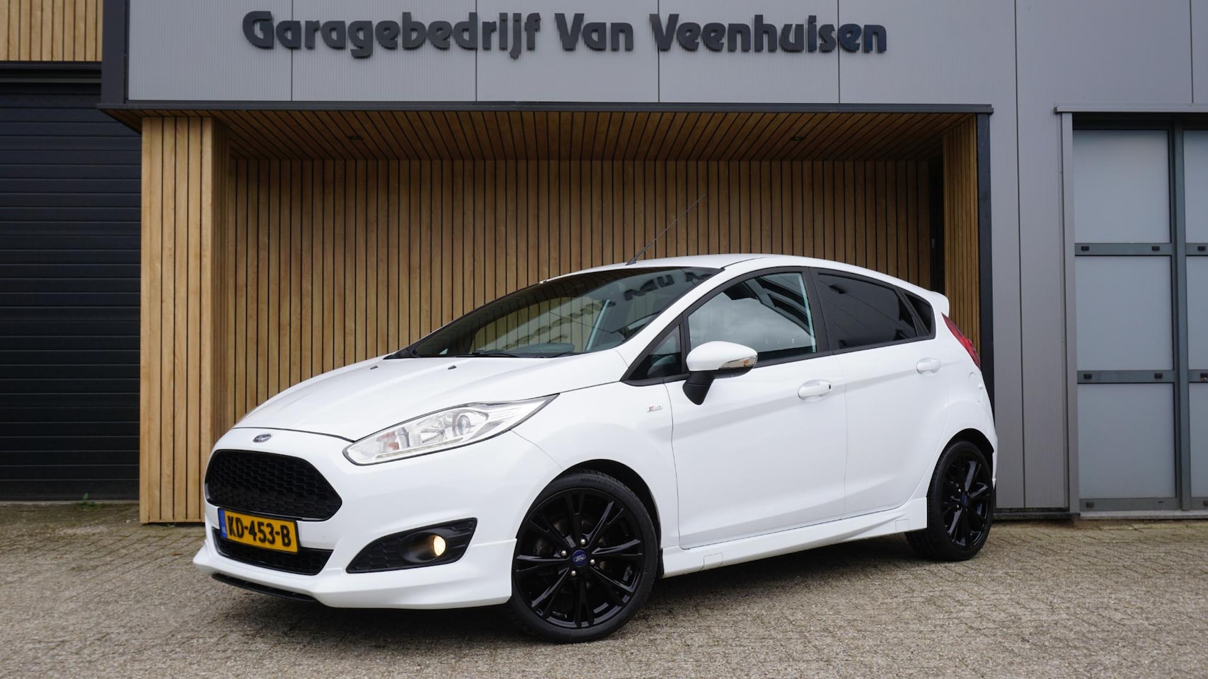 Ford Fiesta - 1.0 101pk EcoBoost ST Line 5Drs Navi Clima Cruise Control Grote Spoiler 87313km! NL Auto! - AutoWereld.nl
