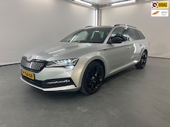 Skoda Superb Combi - 1.4 TSI iV Sportline Business+Led+Leder+Vtrual+navigatie+camera+stoel-verw+ 2 snoeren