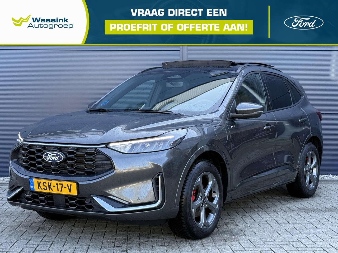 Ford Kuga - 2.5 PHEV Sound Edition | Navigatie | Schuifdak | Draadloze telefoonlader | Stoelverwarming - AutoWereld.nl
