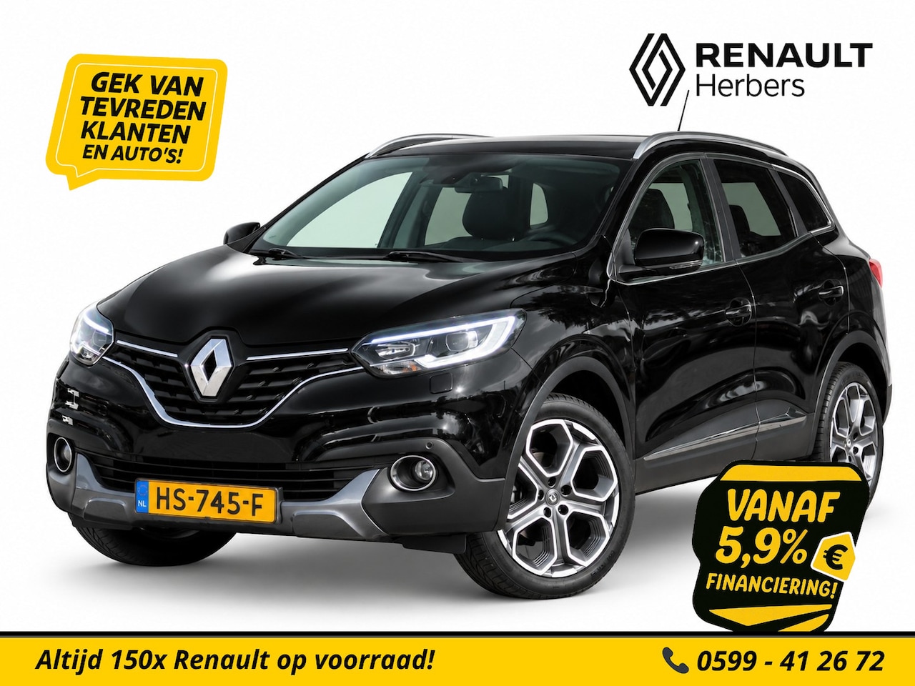 Renault Kadjar - 1.2 TCe Intens STOELVERW. / CRUISE / TREKHAAK / NAVI / PDC - AutoWereld.nl