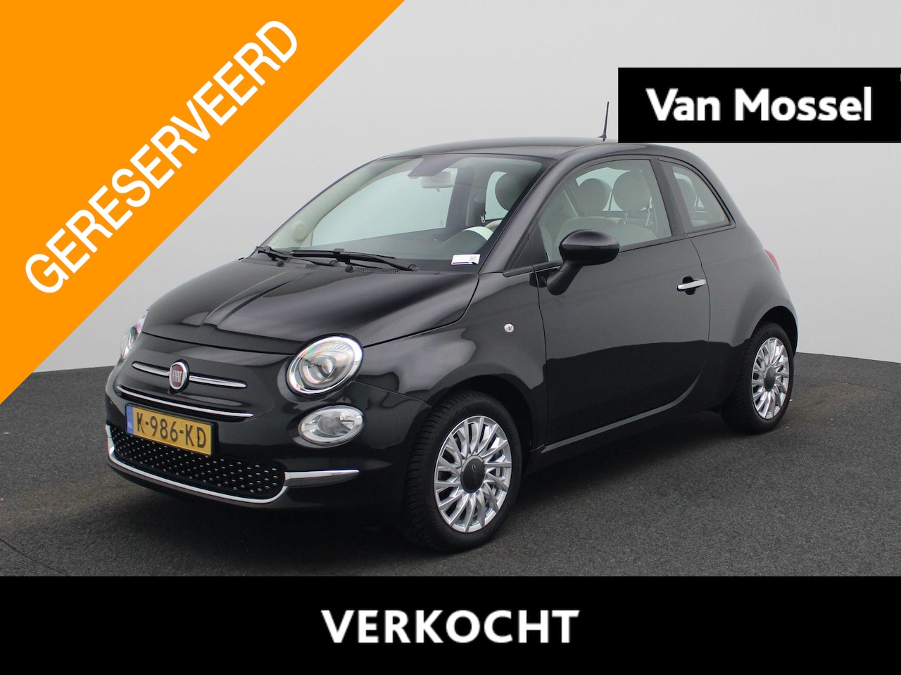 Fiat 500 - 1.0 Hybrid Lounge | Parkeer sensoren | Cruise Control | Regensensor | Airco | - AutoWereld.nl