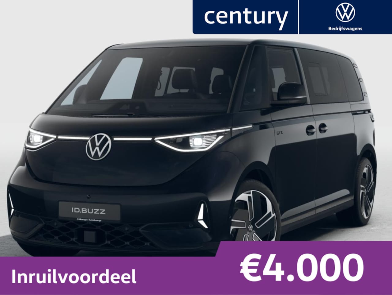 Volkswagen ID. Buzz - Bedrijfswagens People GTX Limited Elektromotor 250 kW (340 pk) 3239 mm E - AutoWereld.nl