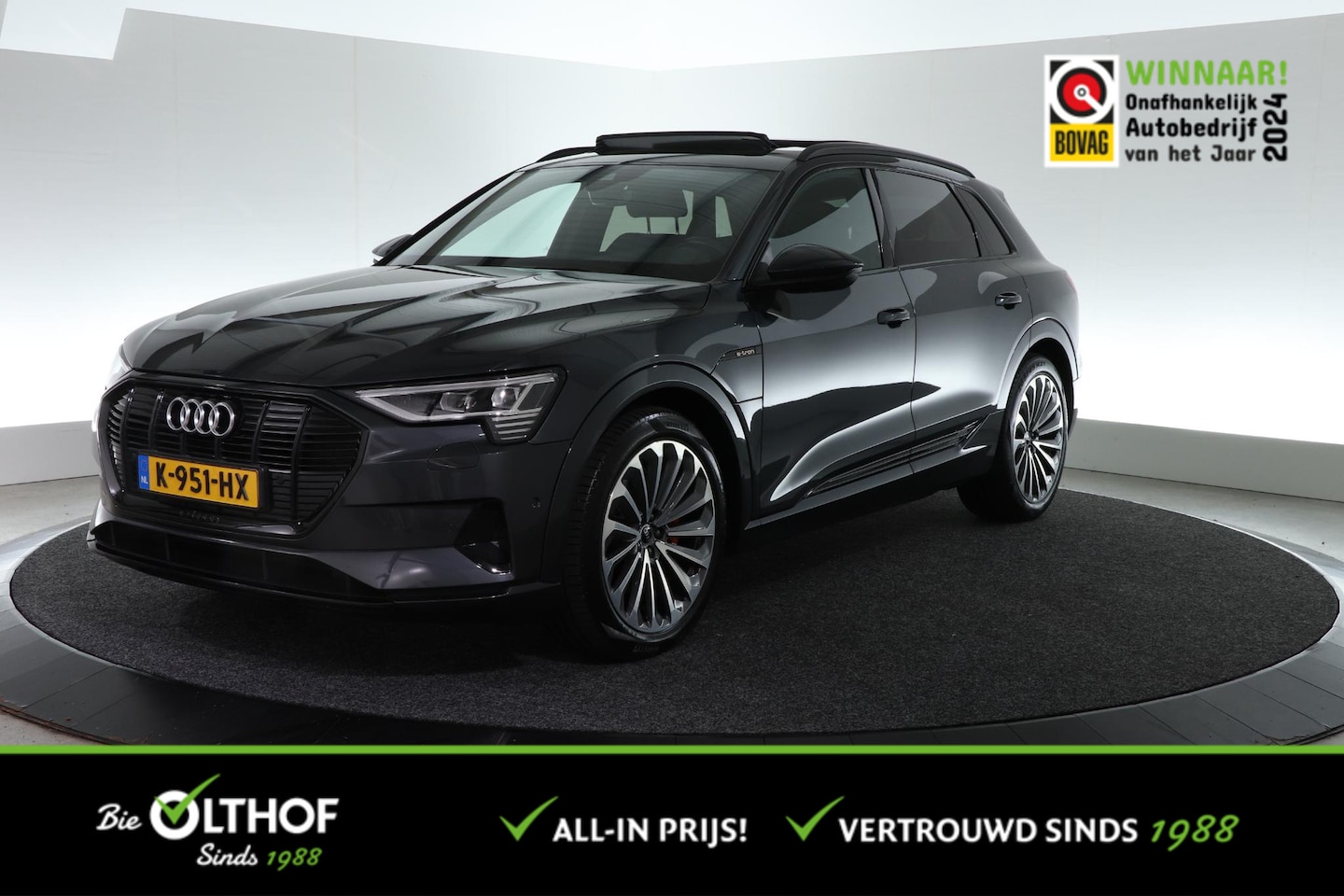 Audi e-tron - 55 quattro Business edition Plus 95 kWh | SCHUIF-KANTEL | AFN. TREKHAAK | CARPLAY | - AutoWereld.nl