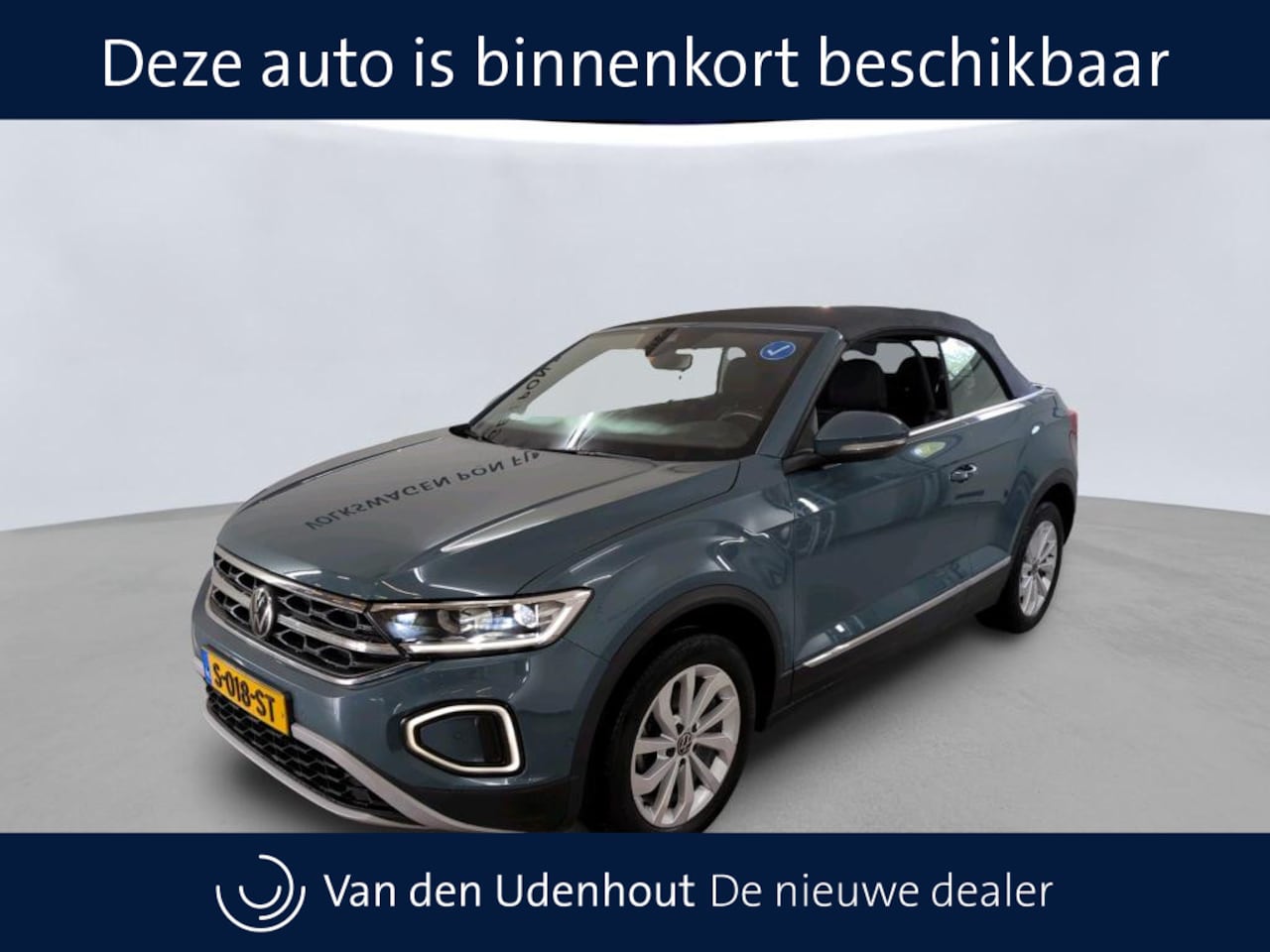 Volkswagen T-Roc Cabrio - 1.5 TSI 150pk DSG Style Cabriolet | Stoelverwarming | Camera | Acc | Keyless - AutoWereld.nl