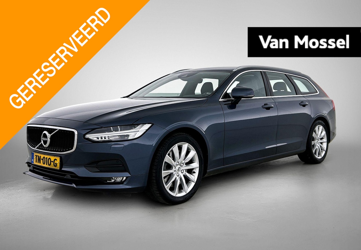 Volvo V90 - 2.0 T4 Momentum | Automaat | Trekhaak | ACC | ECC | Stoel + Stuur + Achterbank Verwarming - AutoWereld.nl
