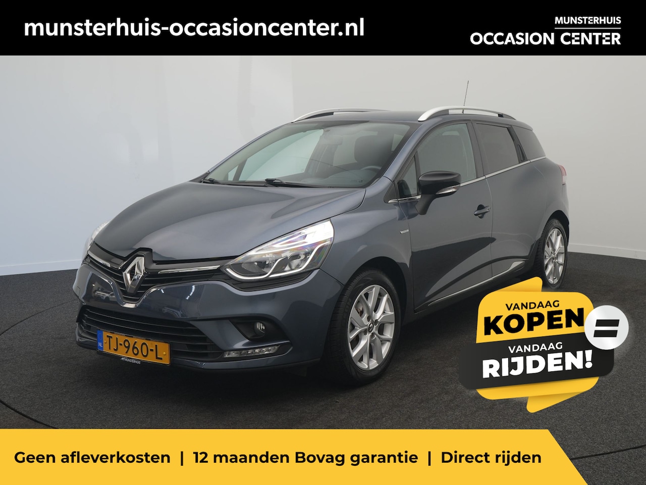 Renault Clio Estate - TCe 90 Limited - All seasonbanden - Parkeersensor achter - AutoWereld.nl