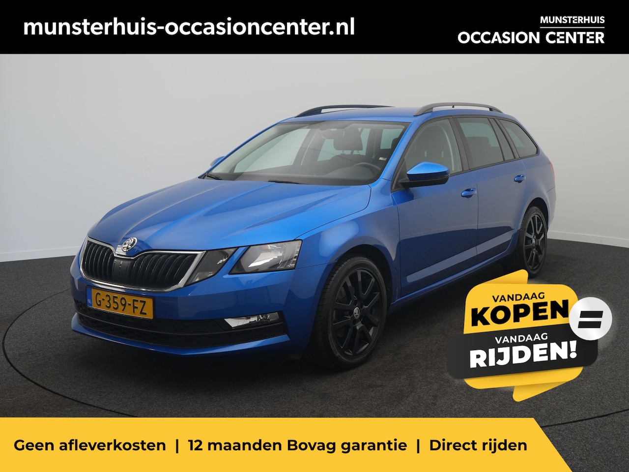 Skoda Octavia Combi - 1.0 TSI Greentech Business Edition - RIJKLAARPRIJS - Trekhaak - Parkeersensoren Achter - AutoWereld.nl