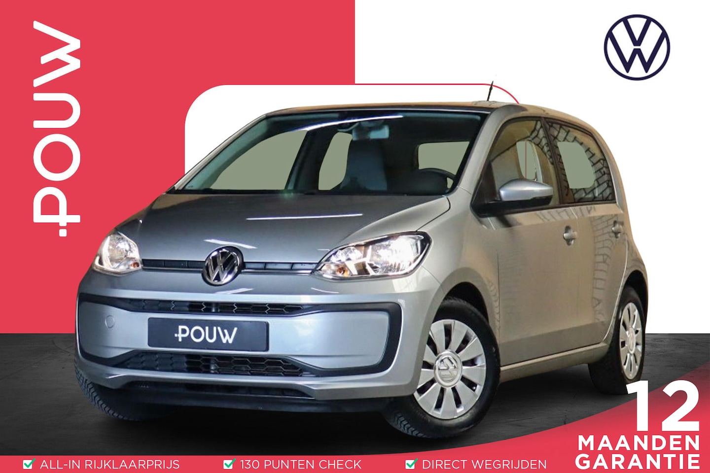 Volkswagen Up! - 1.0 60pk Move up! | Airco | LED Dagrijverlichting | Elektrische Ramen Voor - AutoWereld.nl