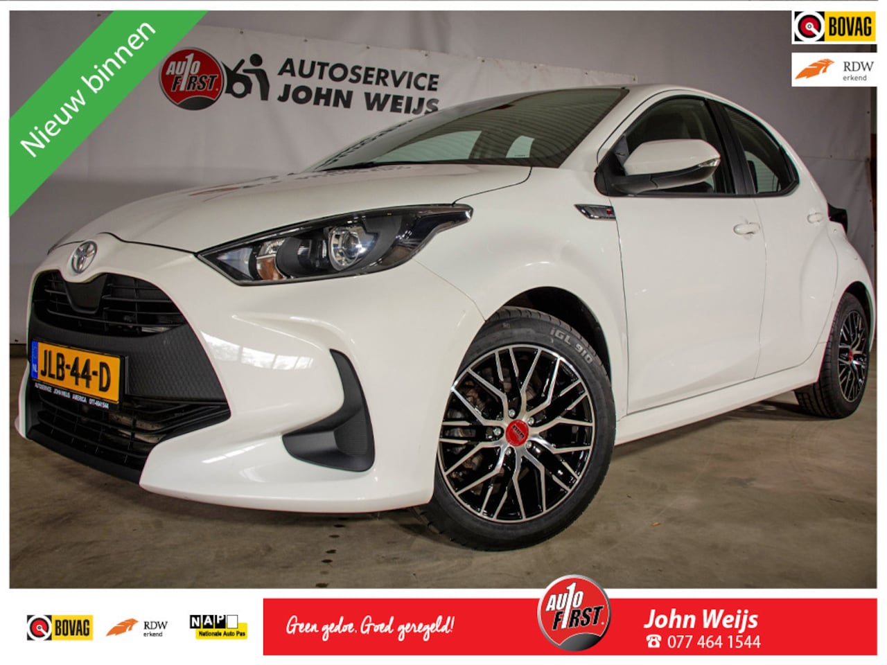 Toyota Yaris - 1.0 VVT-i Active 1.0 VVT-i Active, achteruitrijcamera, nieuw velgenset - AutoWereld.nl