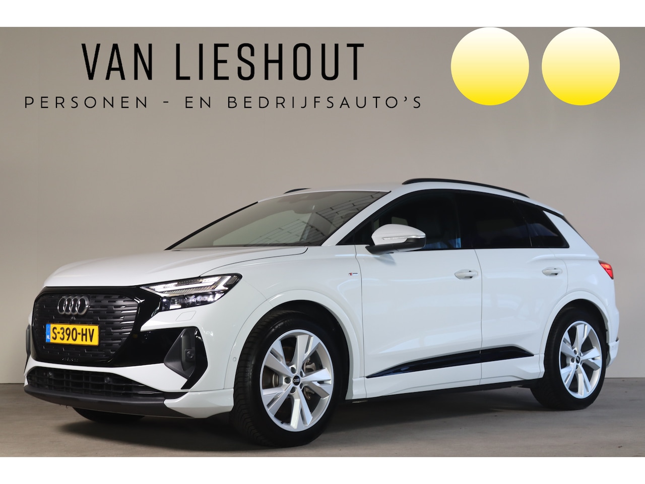 Audi Q4 e-tron - 40 Launch edition S Competition 77 kWh - NL Auto!! Stoelverw I Adap Cruise I Camera - AutoWereld.nl