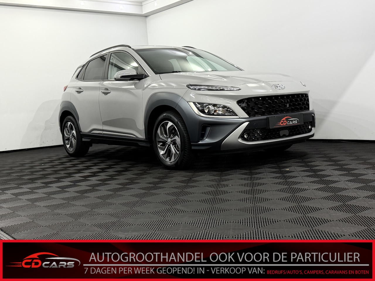 Hyundai Kona - 1.6 GDI HEV Fashion Camera, Navi, Cruise control, Keyless start, Clima, Lichtmetalen velge - AutoWereld.nl