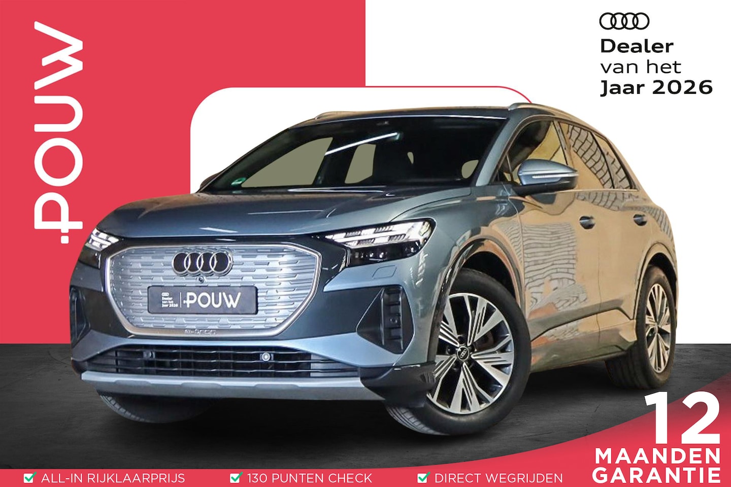 Audi Q4 e-tron - 40 204pk Launch edition Advanced Plus 77 kWh | Apple Carplay/Android Auto | Voorstoelen Ve - AutoWereld.nl