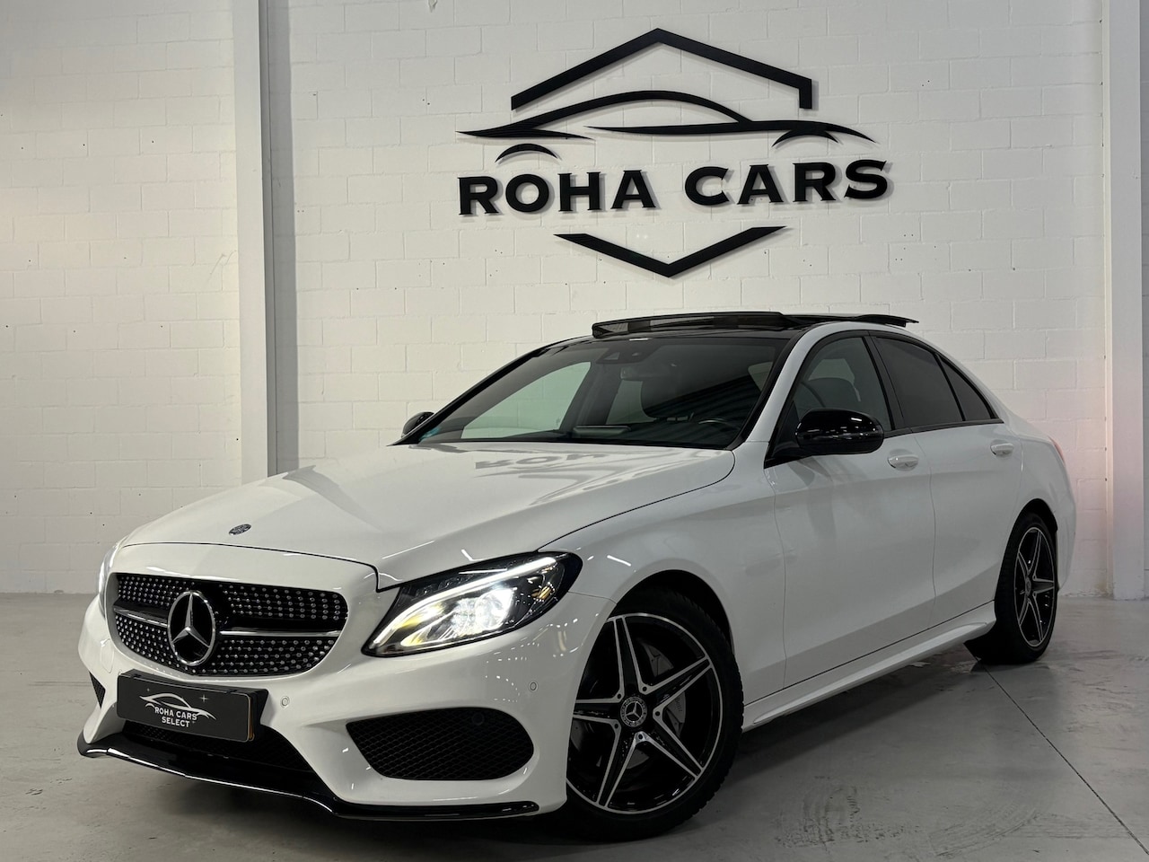 Mercedes-Benz C-klasse - 180 Business Solution AMG *Stoelverwarming*Bluetooth*Pano*Led* - AutoWereld.nl