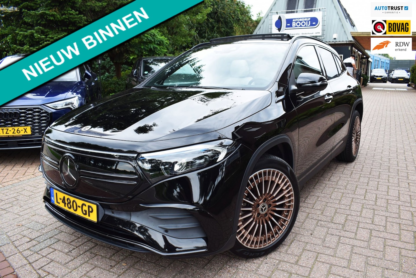 Mercedes-Benz EQA - 250 Edition 1 67 kWh PANO DAK/ADAP CRUISE/HEAD-UP/CARPLAY/NL-AUTO/LEDER/CAMERA 360/PDC V+A - AutoWereld.nl