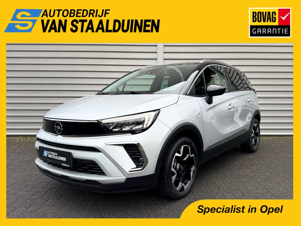 Opel Crossland - 1.2 Turbo Ultimate | Achteruitrijcamera | Alcantara bekleding | Navigatiesysteem | Parkeer - AutoWereld.nl