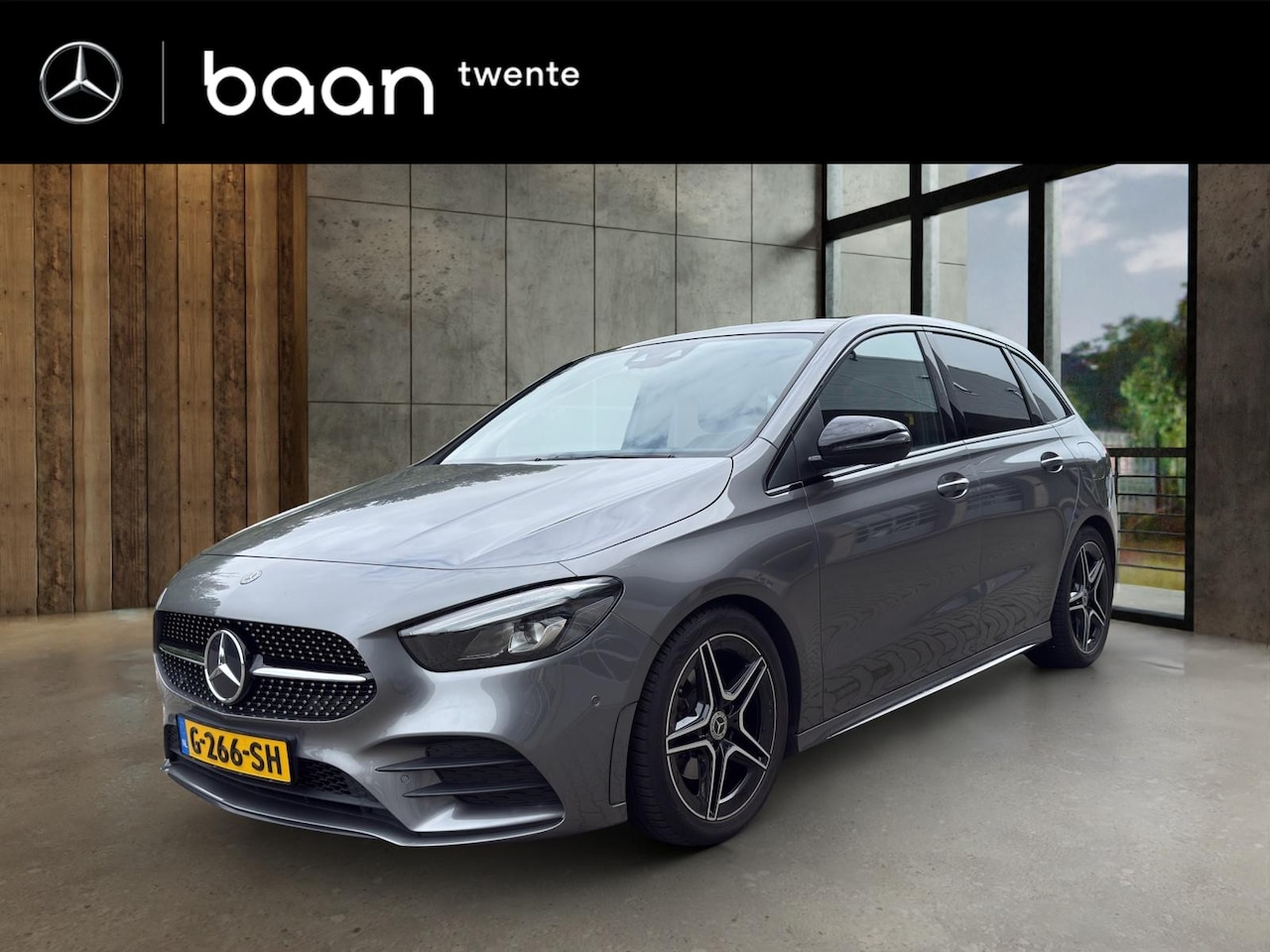 Mercedes-Benz B-klasse - B 180 Business Solution AMG | Panoramadak | Trekhaak | Parkeercamera - AutoWereld.nl
