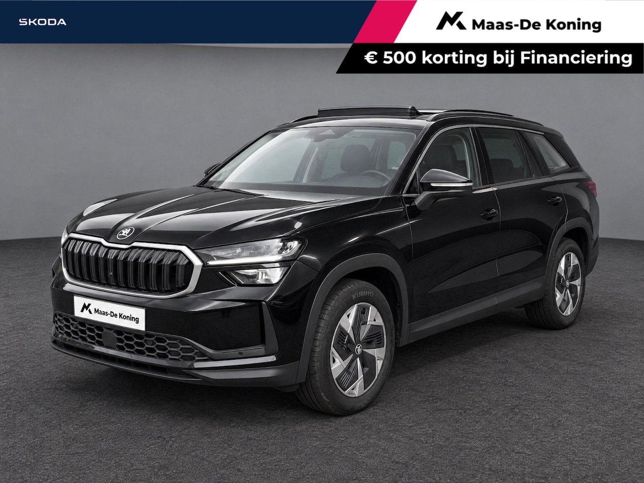 Skoda Kodiaq - 1.5 TSI 150pk DSG MHEV Business Edition 7p. · Panoramadak · Wegklapbare Trekhaak · 7 Perso - AutoWereld.nl