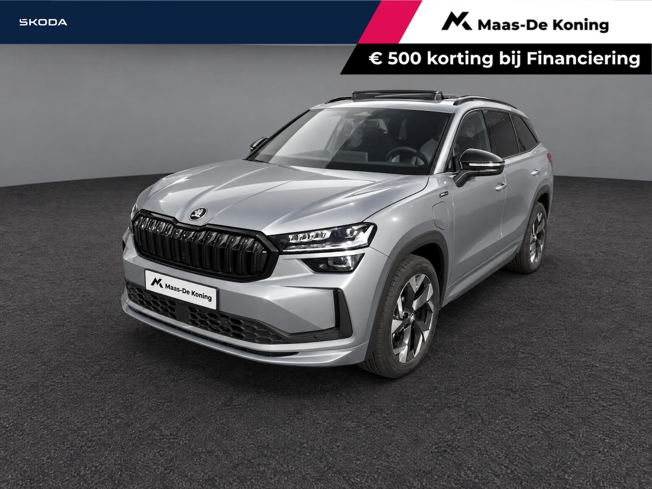 Skoda Kodiaq - 1.5 TSI 204pk DSG PHEV Sportline Business · Panoramadak · Camera · Wegklapbare Trekhaak · - AutoWereld.nl