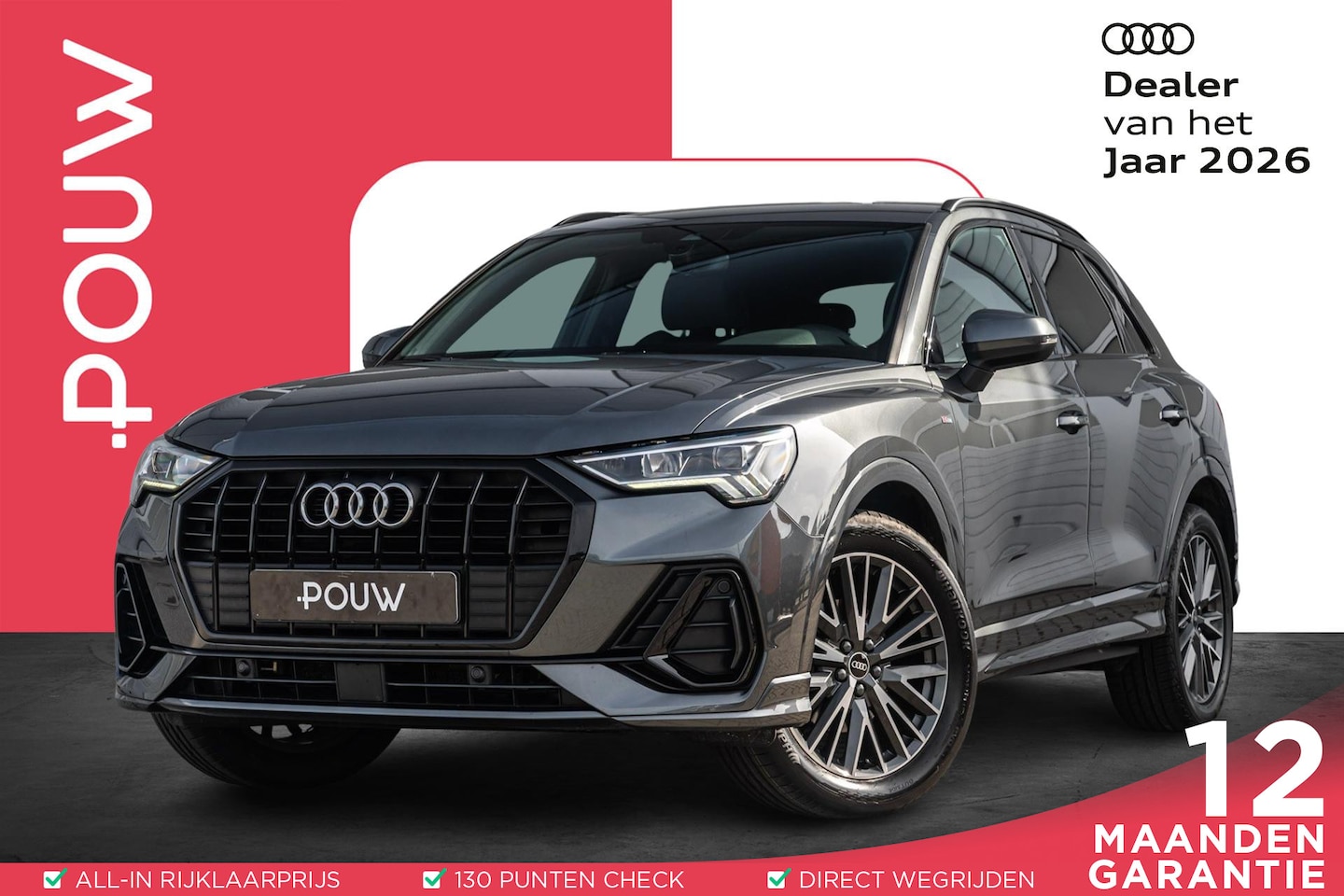Audi Q3 - 35 TFSI 150pk S-tronic S edition | Stoelverwarming | Adaptive Cruise Control | 19" Velgen - AutoWereld.nl