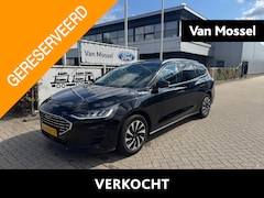Ford Focus Wagon - 1.0 EcoBoost Hybrid Titanium X | Cruise Ctrl | Achteruitrijcamera Sensoren Voor & Achter |