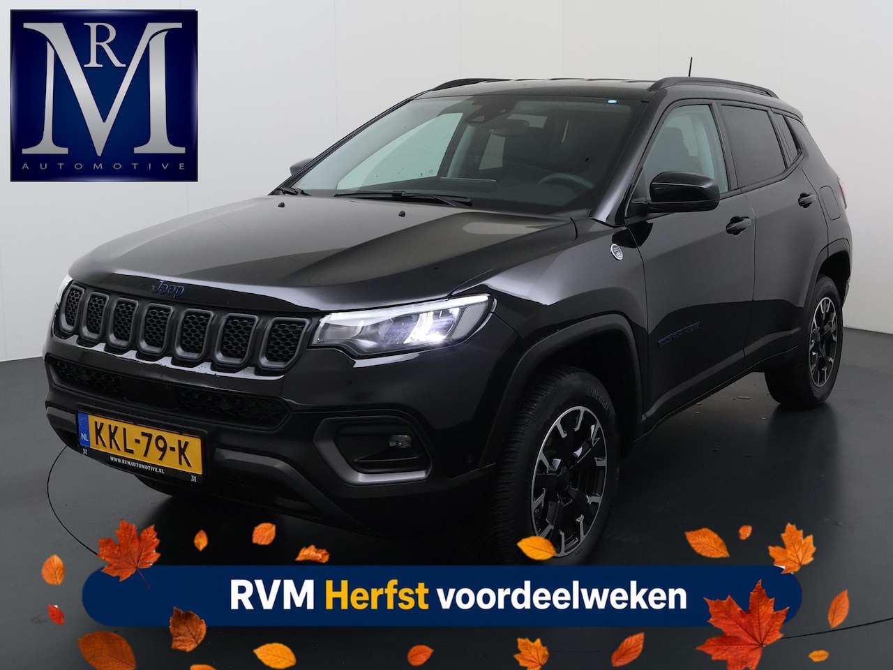 Jeep Compass - 4xe 240 Plug-in Hybrid Electric Trailhawk VAN: 31.900,- VOOR: 26.877,- UW HERFSTVOORDEEL: - AutoWereld.nl
