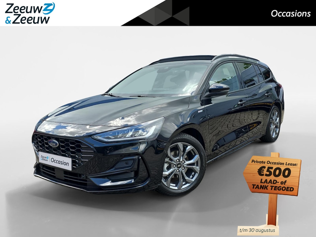 Ford Focus Wagon - 1.0 EcoBoost Hybrid ST Line X | Automaat! | Panoramadak | Adapt. Cruise Control | Winterpa - AutoWereld.nl