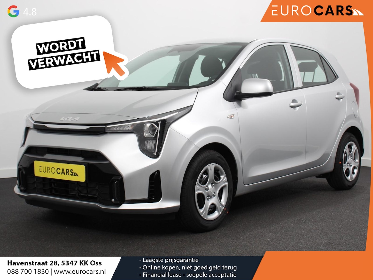 Kia Picanto - 1.0 DPI Automaat DynamicLine Navigatie Apple Carplay/Android auto Airco Camera DAB Cruise - AutoWereld.nl