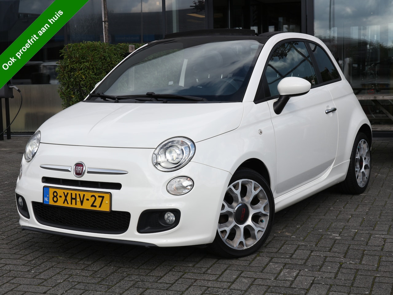 Fiat 500 C - 0.9 TwinAir Turbo 500 SPORT CABRIO CLIMA PARKEERSENSOREN - AutoWereld.nl
