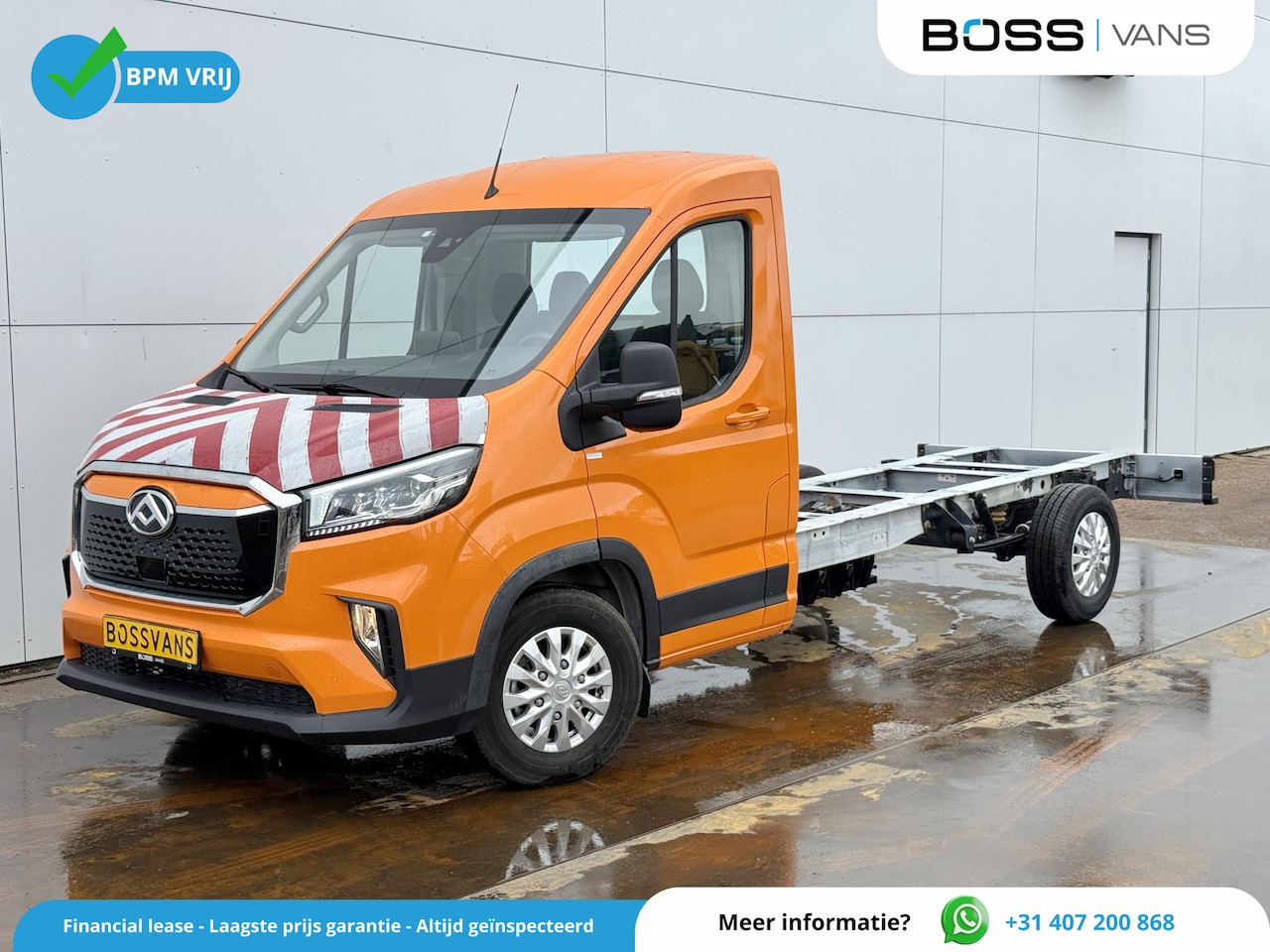 Maxus eDeliver 9 - 65kWh Elektrisch! L4 172km WLTP 204PK 80kw Snelladen Carplay Adaptieve Cruise Control LED - AutoWereld.nl