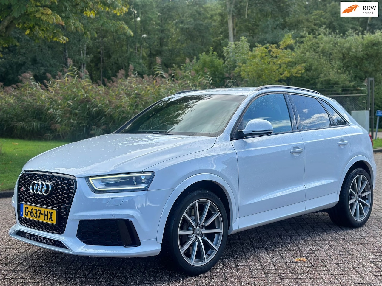 Audi Q3 - 2.5 TFSI RS Q3 quattro/AIRCO/CRUISE/LEDER/NAVI/PARKEERSENS VOOR-ACHTER/SPORTST/VERWARMDE V - AutoWereld.nl