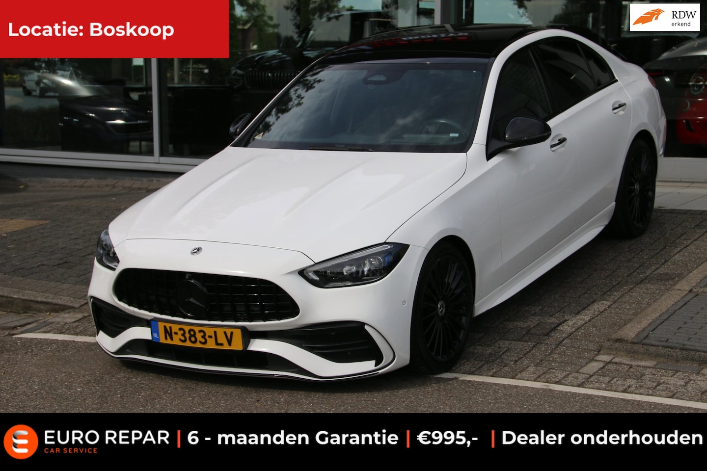Mercedes-Benz C-klasse - 200 Launch Edition AMG Line PANO-DAK! - AutoWereld.nl