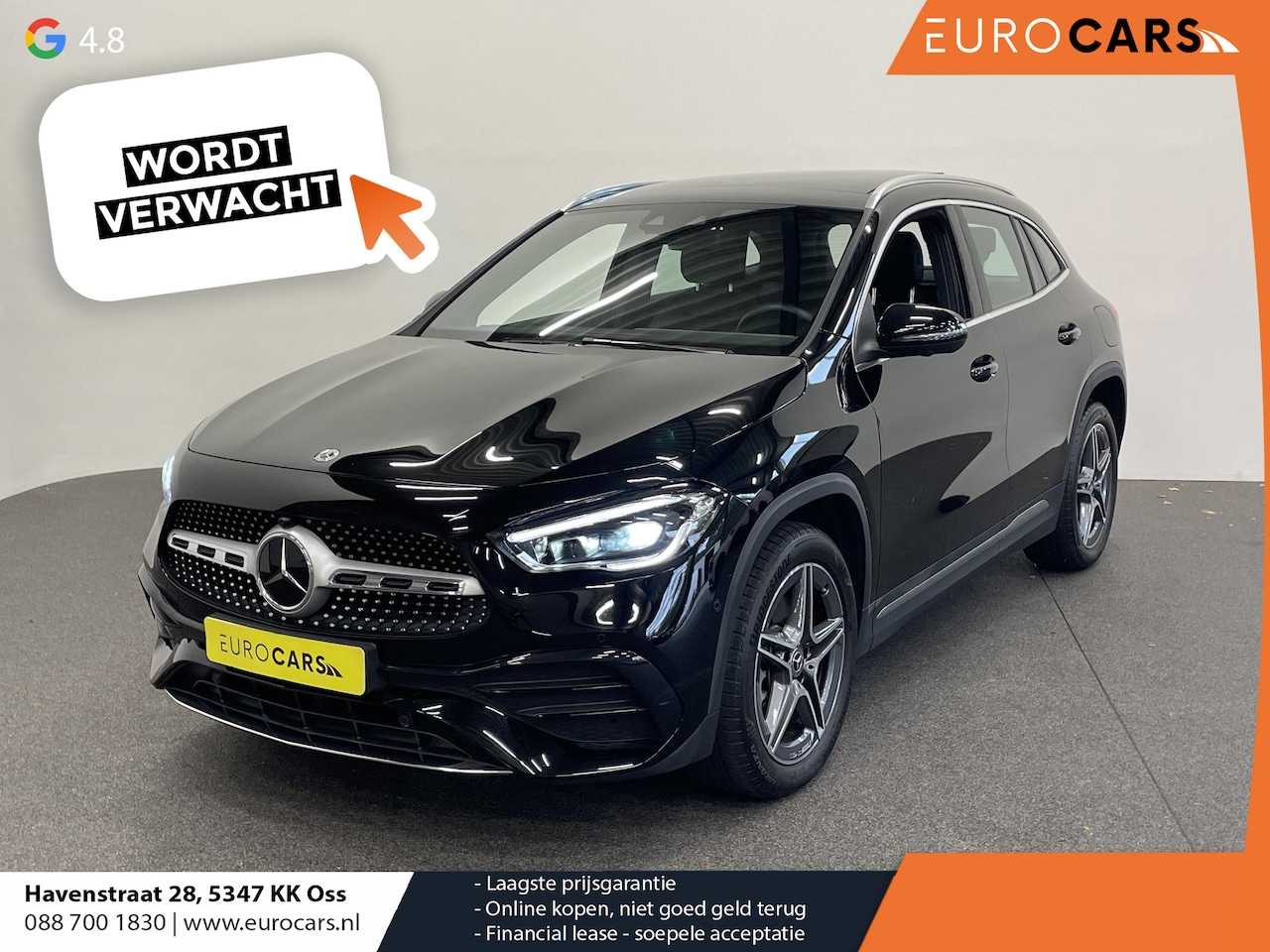 Mercedes-Benz GLA-Klasse - 250 e AMG Line PHEV Automaat Panorama dak 360 Camera Adaptieve Led Leder Interieur elektri - AutoWereld.nl