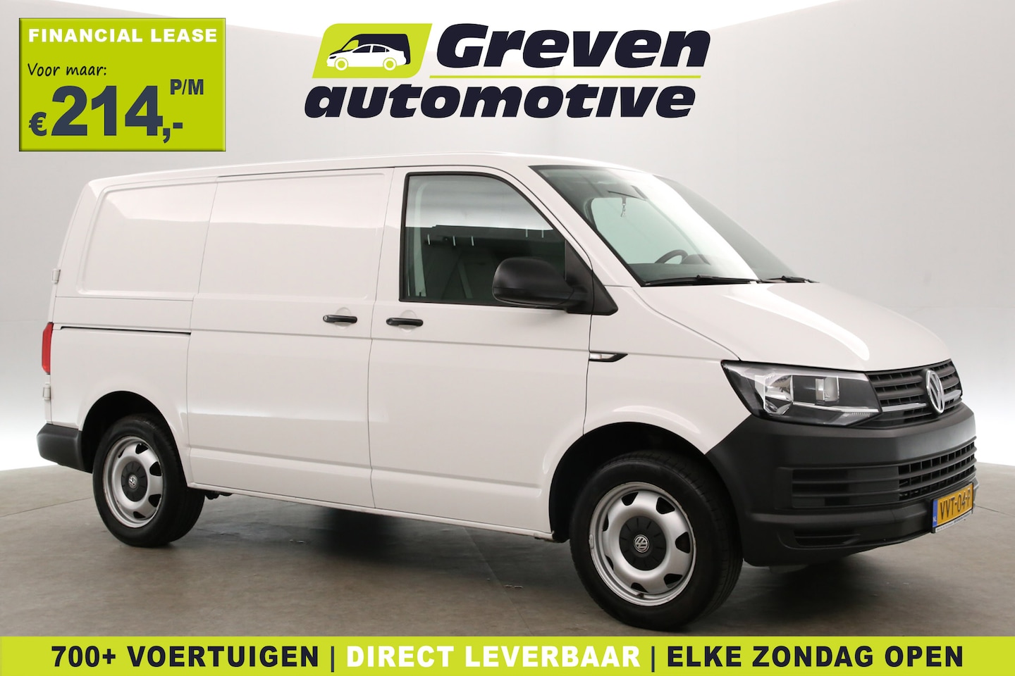 Volkswagen Transporter - 2.0 TDI L1H1 | Airco | Cruise | 3 Zits | 2xSchuifdeur | Trekhaak | Parkeersens. - AutoWereld.nl