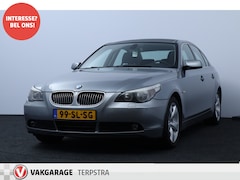 BMW 5-serie - 523i Business Line/ 6-Cilinder/ Automaat/ 17''LMV/ Clima/ Navi/ Cruise/ Bluetooth/ Multi.L