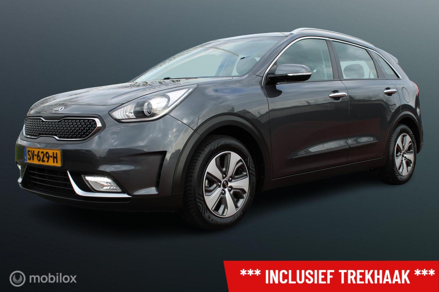 Kia Niro - 1.6 GDi Hybrid DynamicLine 1.6 GDi Hybrid DynamicLine, Trekhaak, Navi, App connect, Cruise, Clima, Pdc voor + achter - AutoWereld.nl
