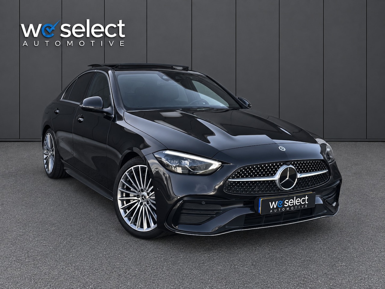 Mercedes-Benz C-klasse - 300 4MATIC AMG Line Pano l Ambient l Memory l Camera l ACC l Bom Vol! - AutoWereld.nl