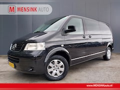 Volkswagen Transporter - 2.5 TDI AUTOMAAT 2X SD DUBBELE CABINE MARGE AIRCO NAVI LEER CAMERA TREKHAAK