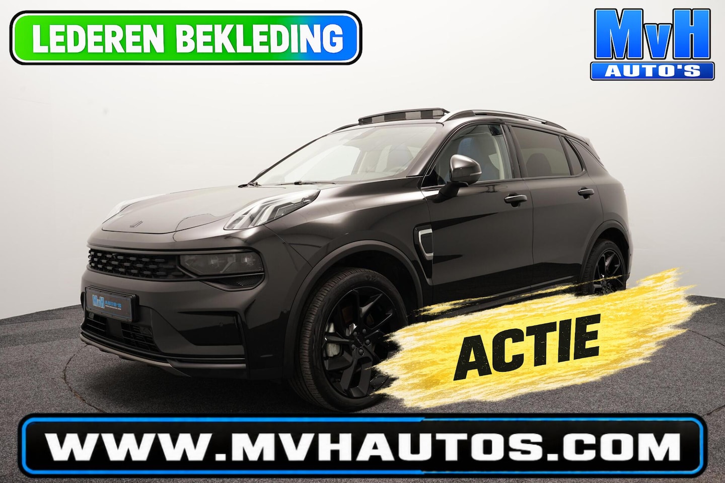 Lynk & Co 01 - 1.5 PHEV|FULL BLACK XL|LEER|NAP|PANO - AutoWereld.nl