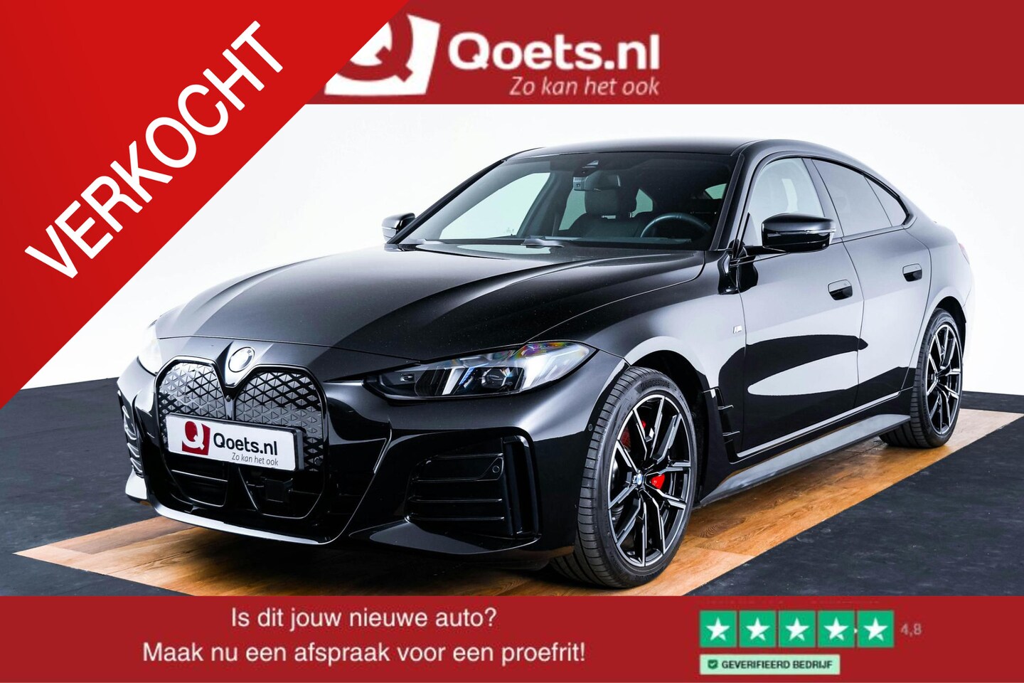 BMW i4 - eDrive40 M Sport Pro Edition 84 kWh Trekhaak - Harman Kardon - Head up - Stuurwielrand ver - AutoWereld.nl
