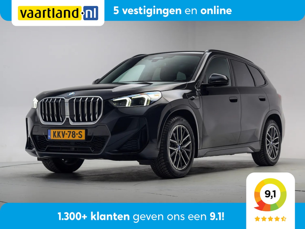 BMW X1 - xDrive25e M Sport Shadow [ SOH 92,5% ] [ LED HUD 360°cam Stoelverwarming ] - AutoWereld.nl