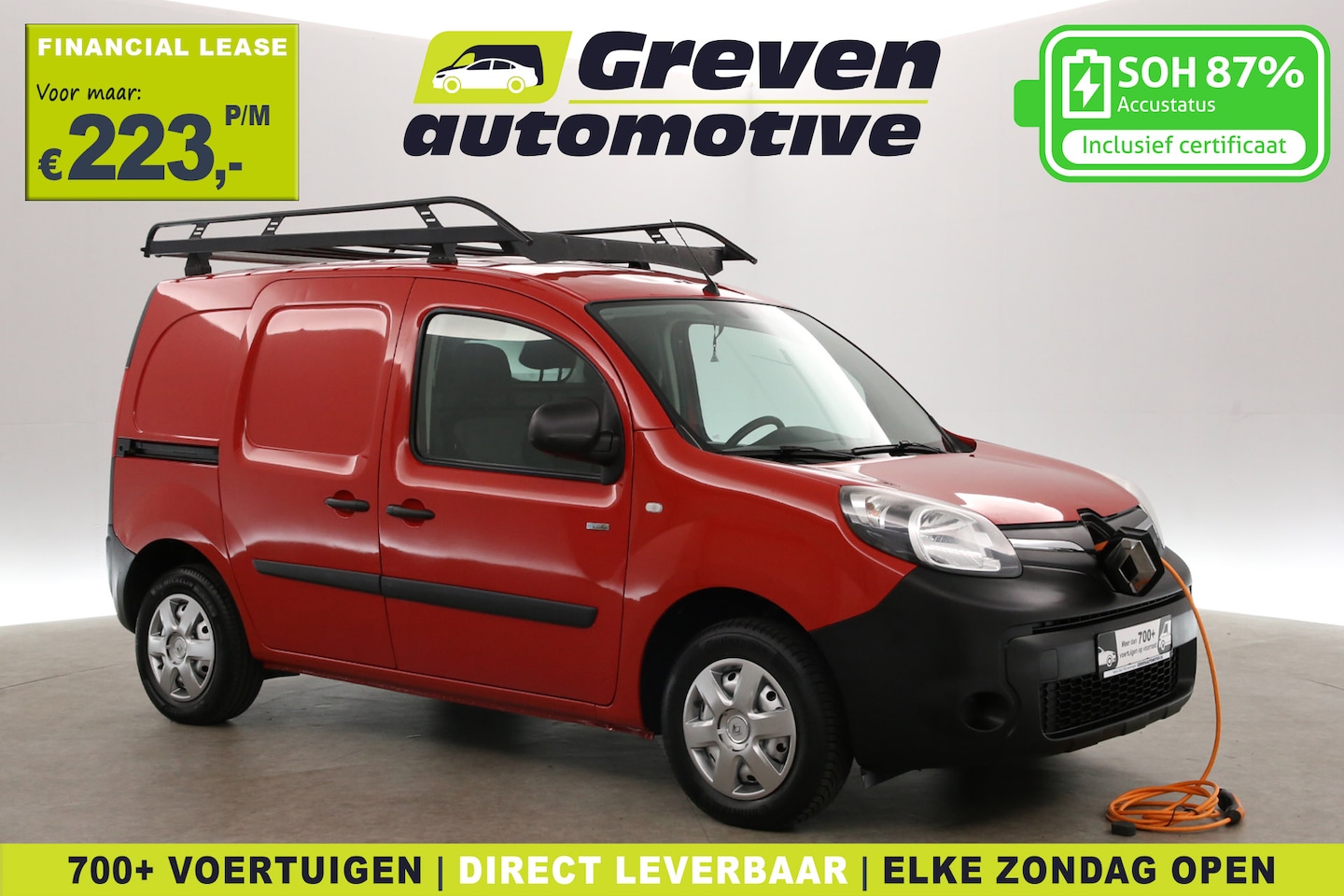 Renault Kangoo - Z.E. 33 kWh | Koop Accu | SOH 87% | Airco | Imperiaal | Trekhaak | Schuifdeur - AutoWereld.nl