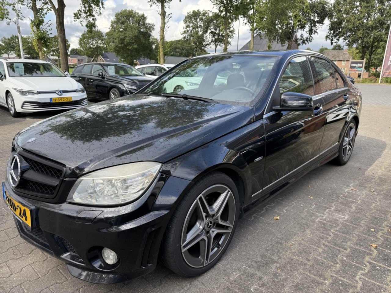 Mercedes-Benz C-klasse - 200 K Bns Cl. Avan. NAVIGATIE / STOELVERW. / HALF.LEER / CLIMA / CRUISE / XENON - AutoWereld.nl