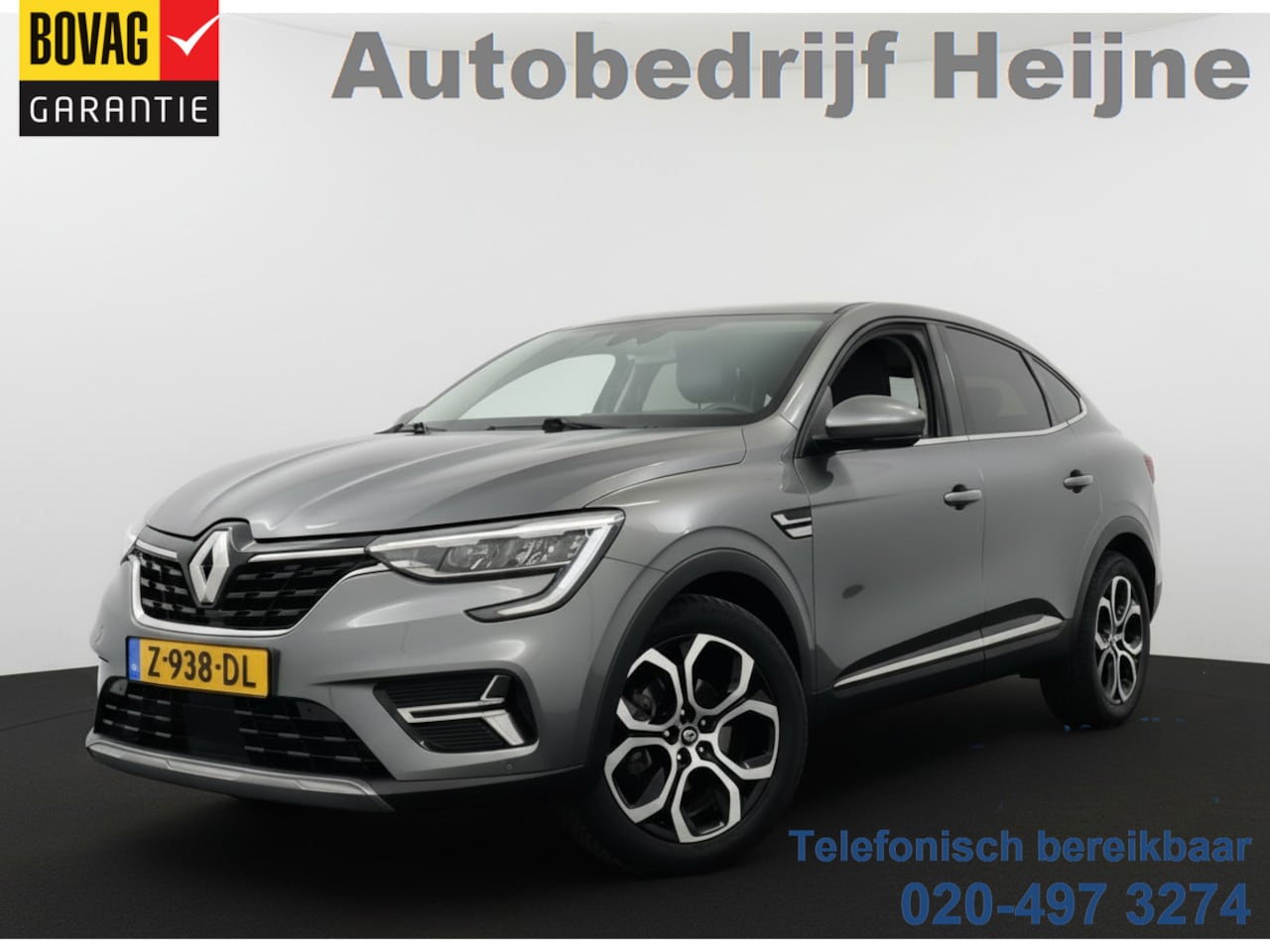 Renault Arkana - 1.6 E-Tech hybrid 145 TECHNO CAMERA/ACC/HALF-LEDER - AutoWereld.nl